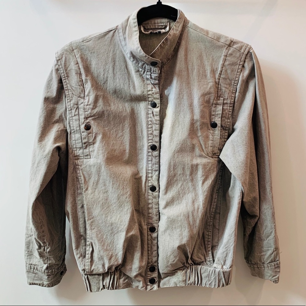 Half Moon Womans Grey Jacket